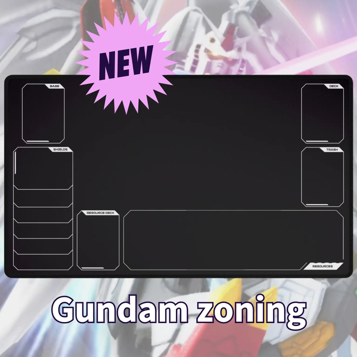 Custom Playmat with Stitched Edges – Design Your Own TCG Mat TCG Playmat