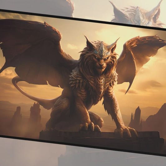 Demon Sphinx TCG Playmat