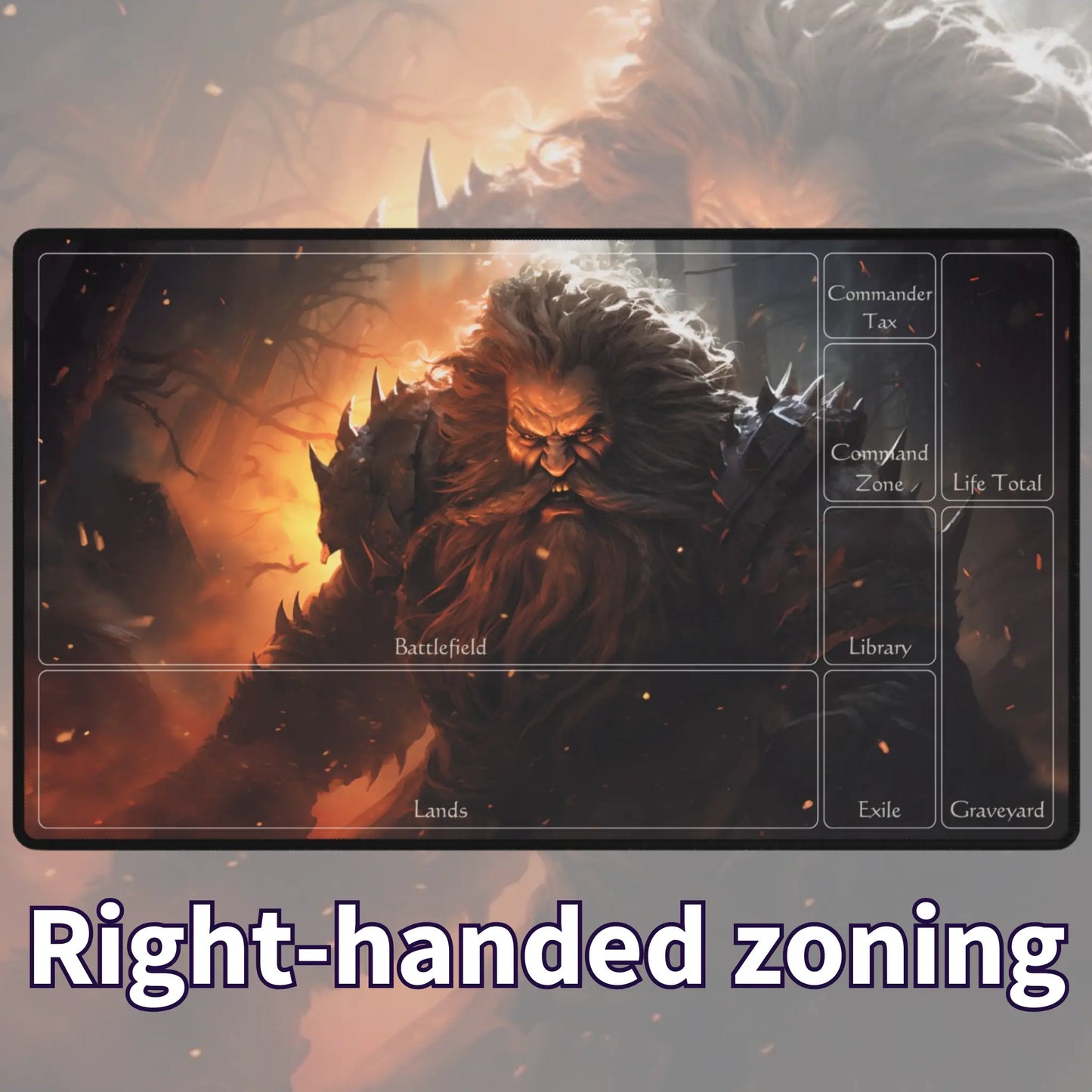 Dwarf Berserker TCG Playmat