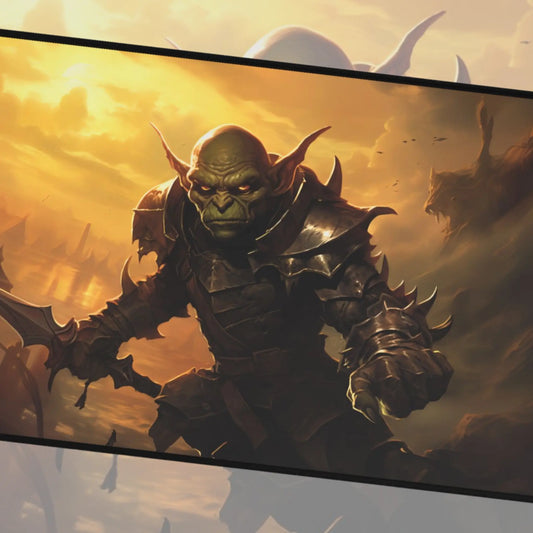 Goblin Warrior TCG Playmat
