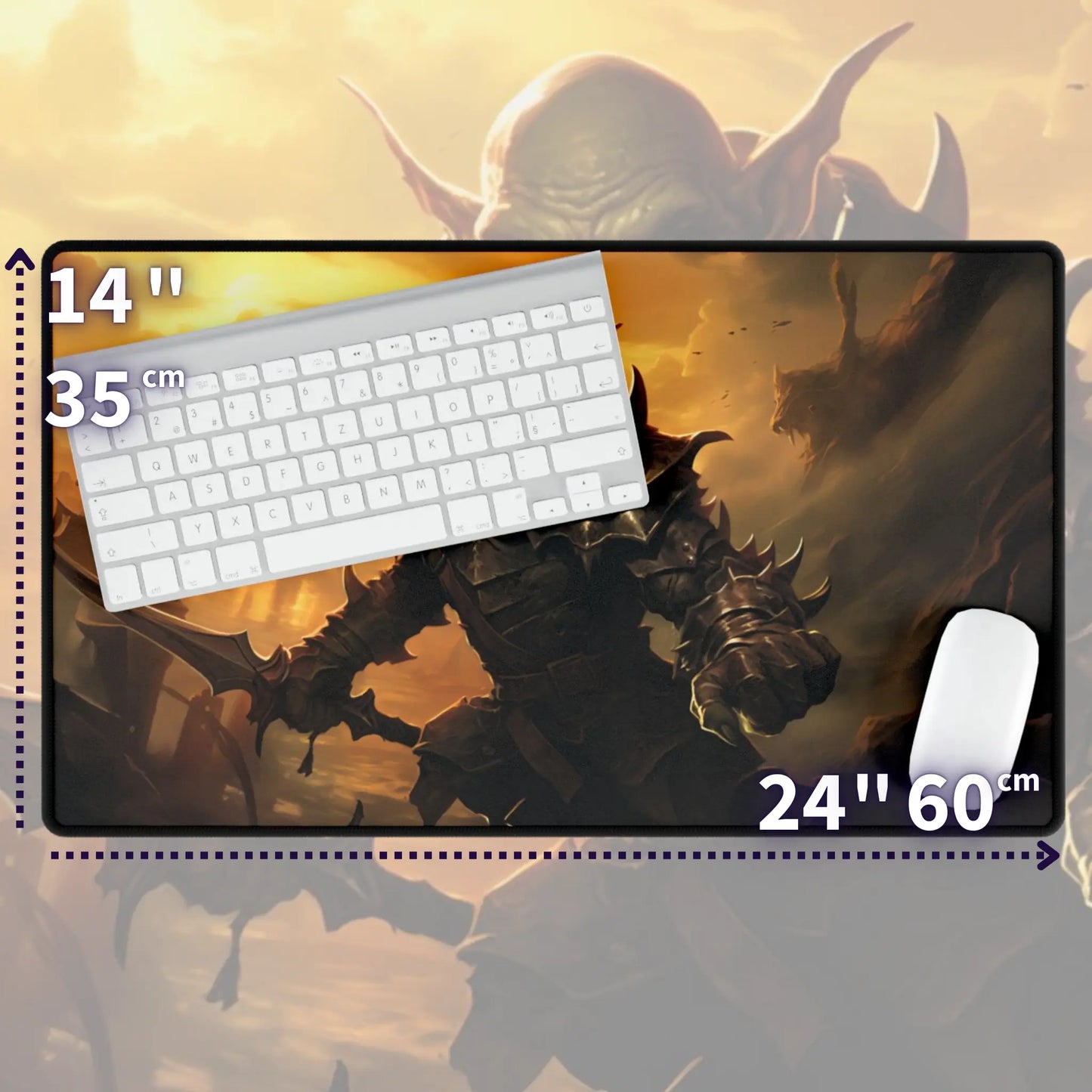 Goblin Warrior TCG Playmat