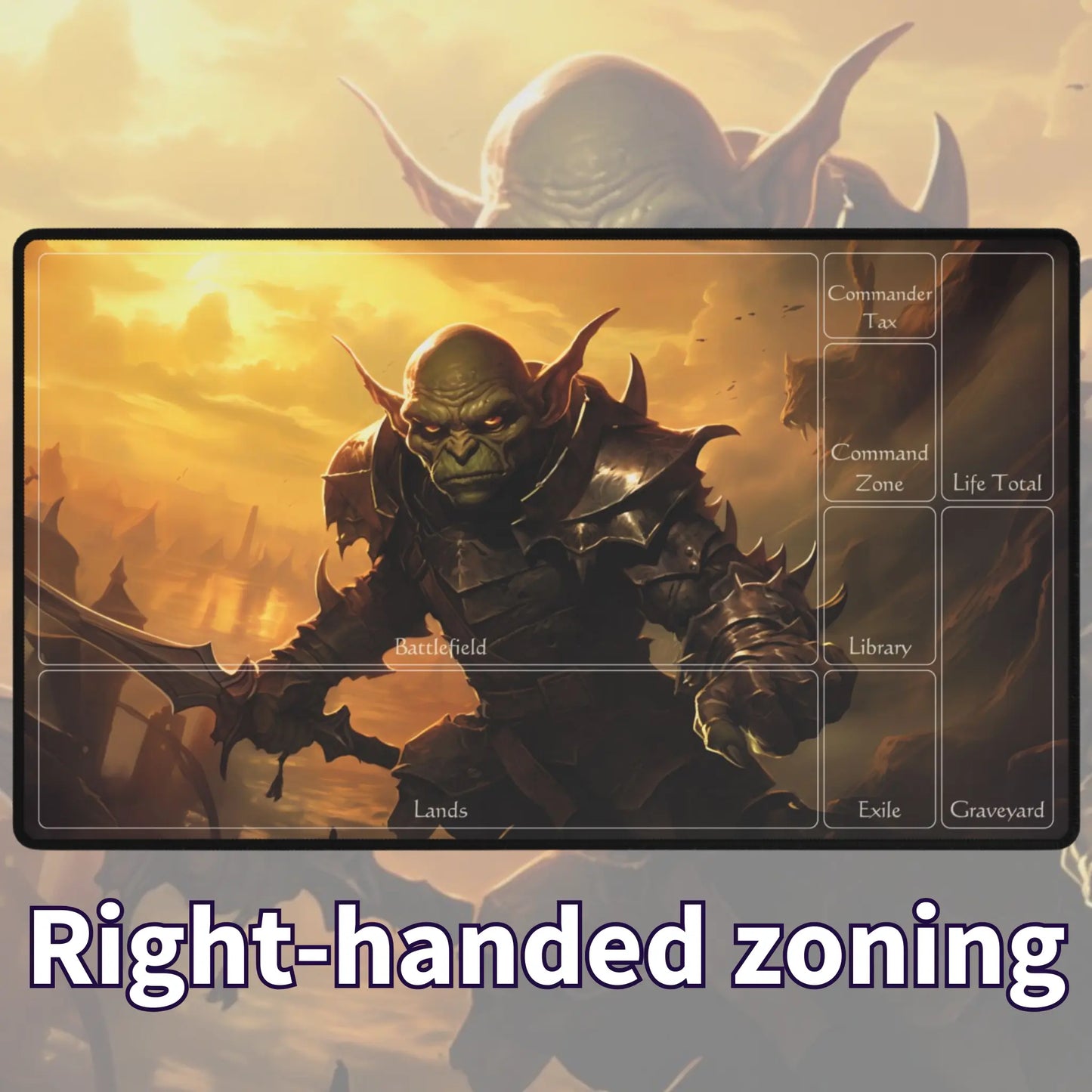 Goblin Warrior TCG Playmat
