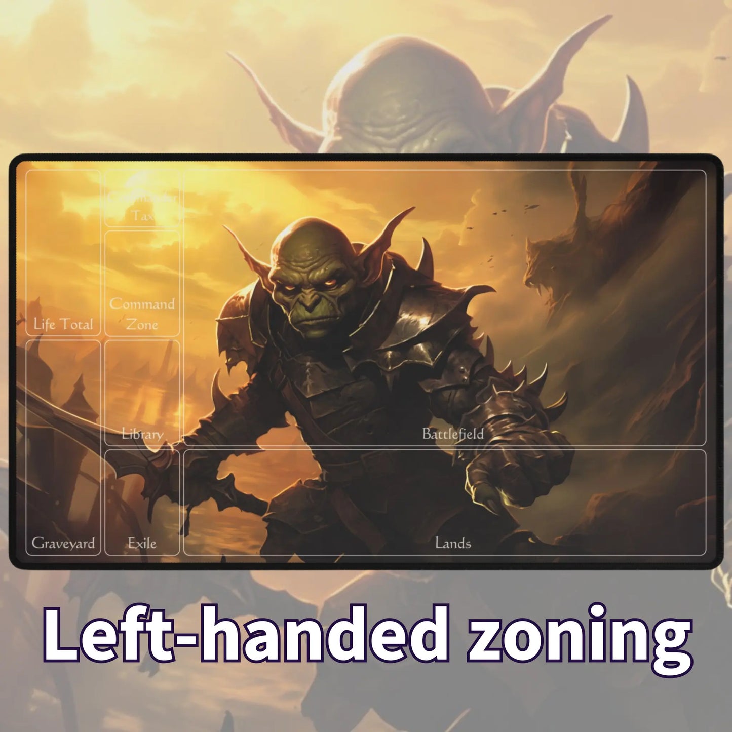 Goblin Warrior TCG Playmat