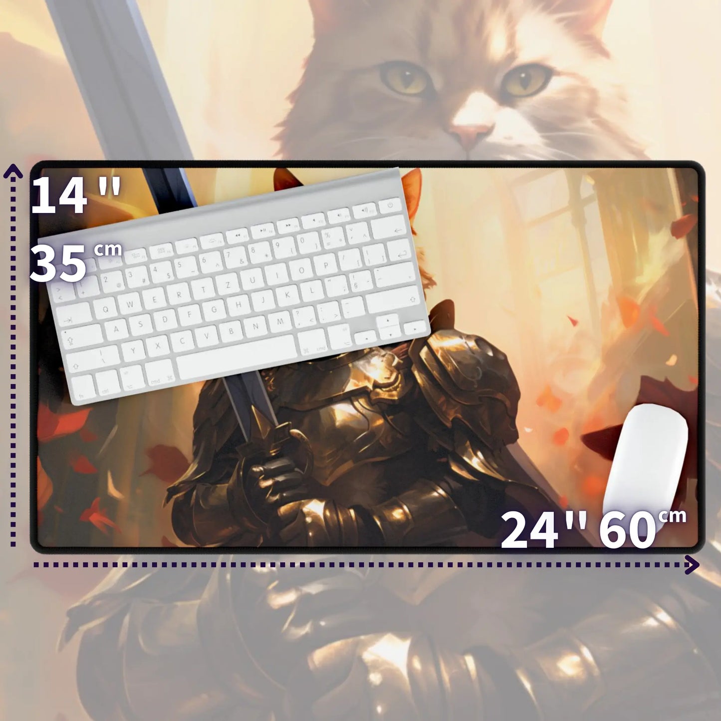 Paladin Commander Cat TCG Playmat
