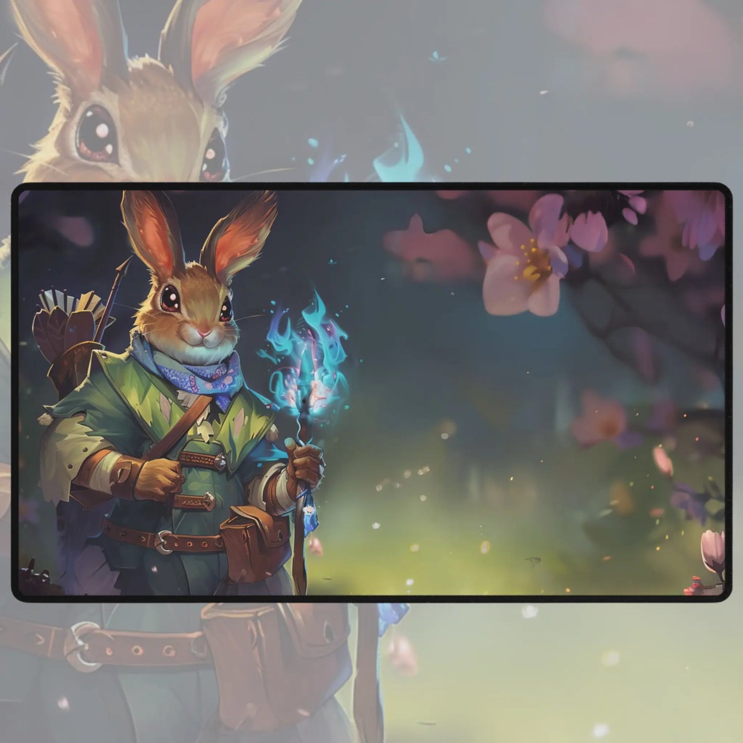 Rabbit Wizard TCG Playmat