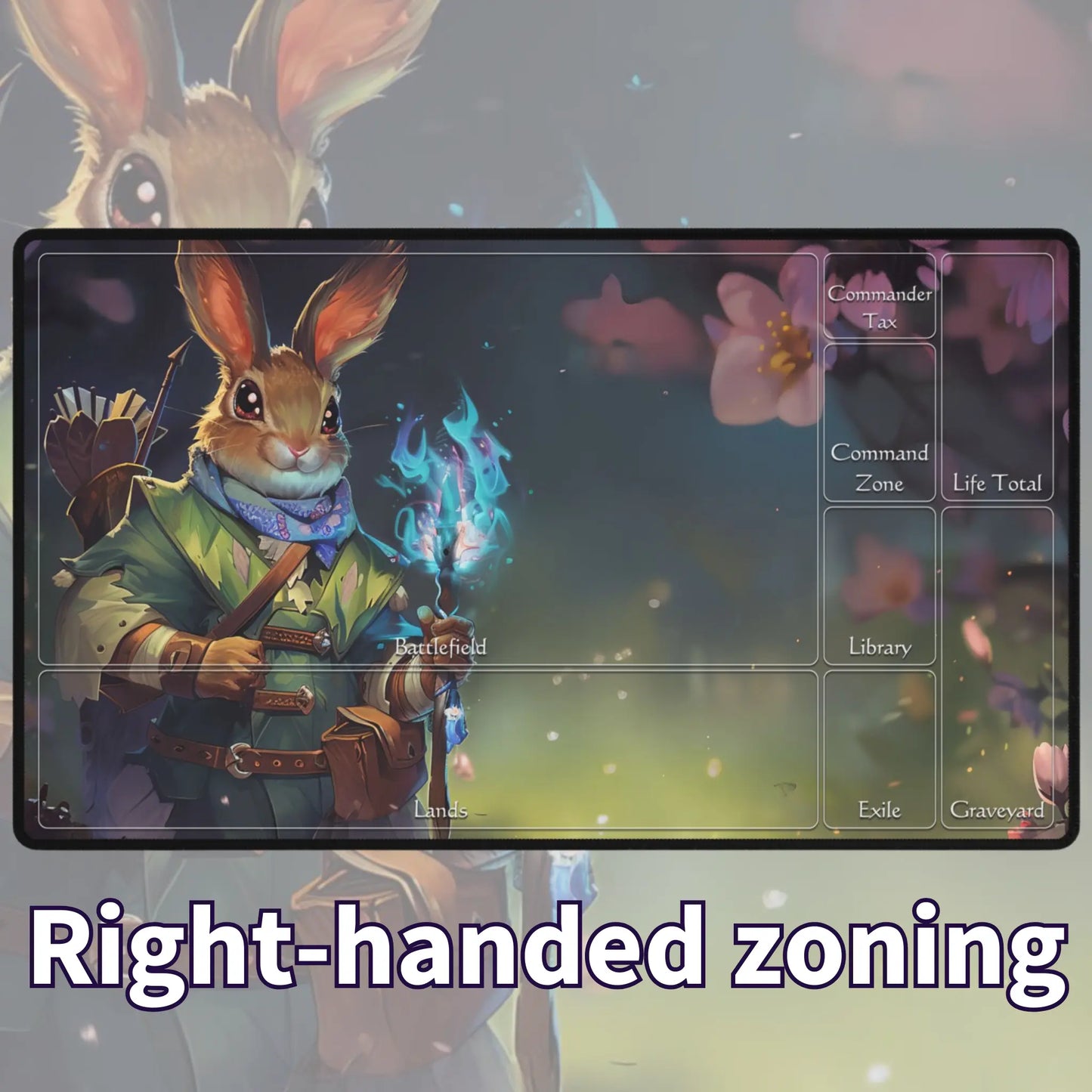 Rabbit Wizard TCG Playmat