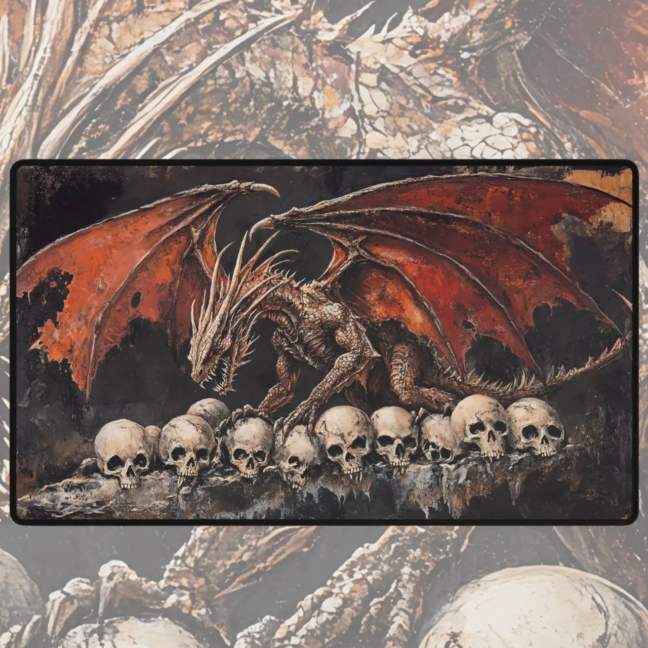 Throne of Ash and Bone TCG Playmat