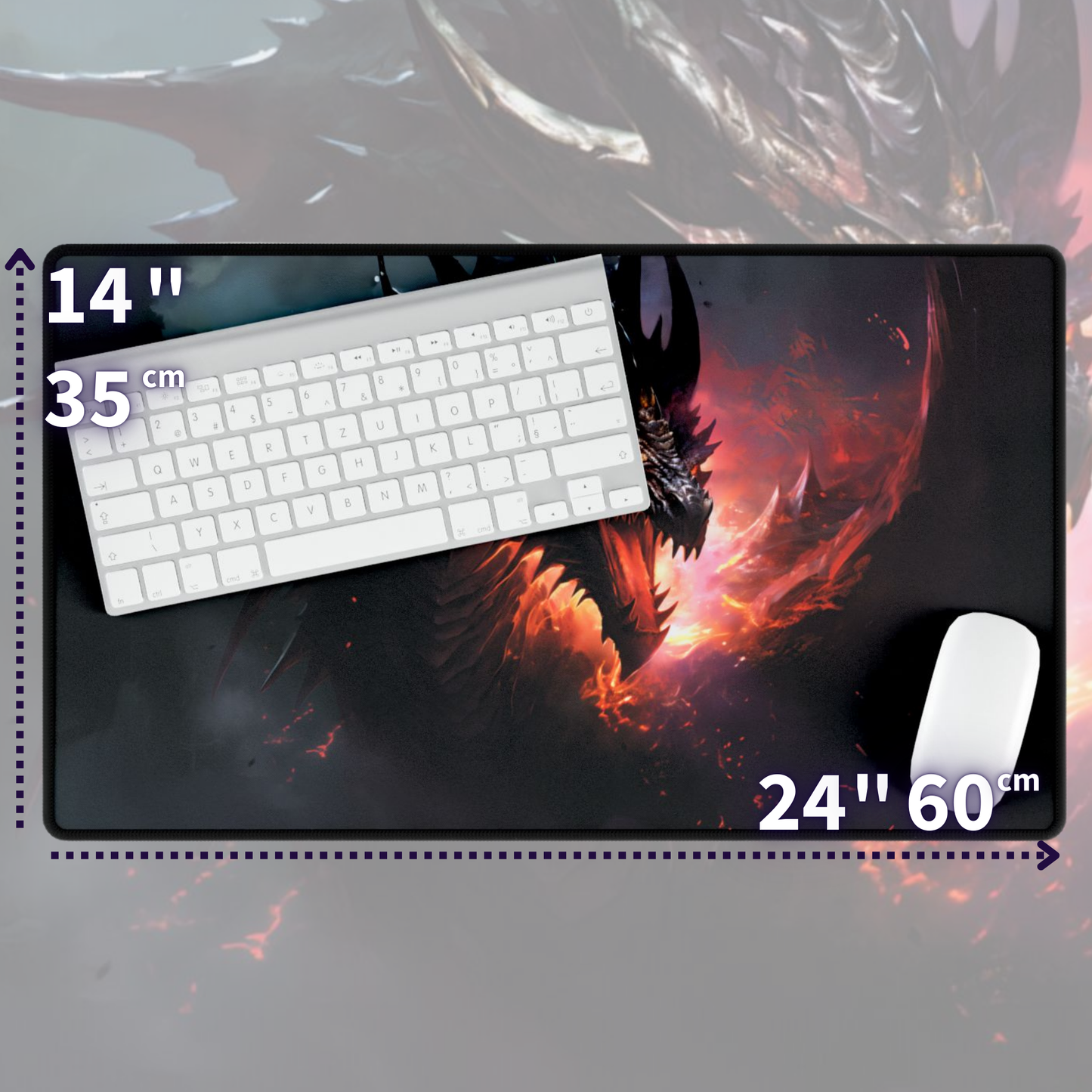 Wizzard Dragon TCG Playmat