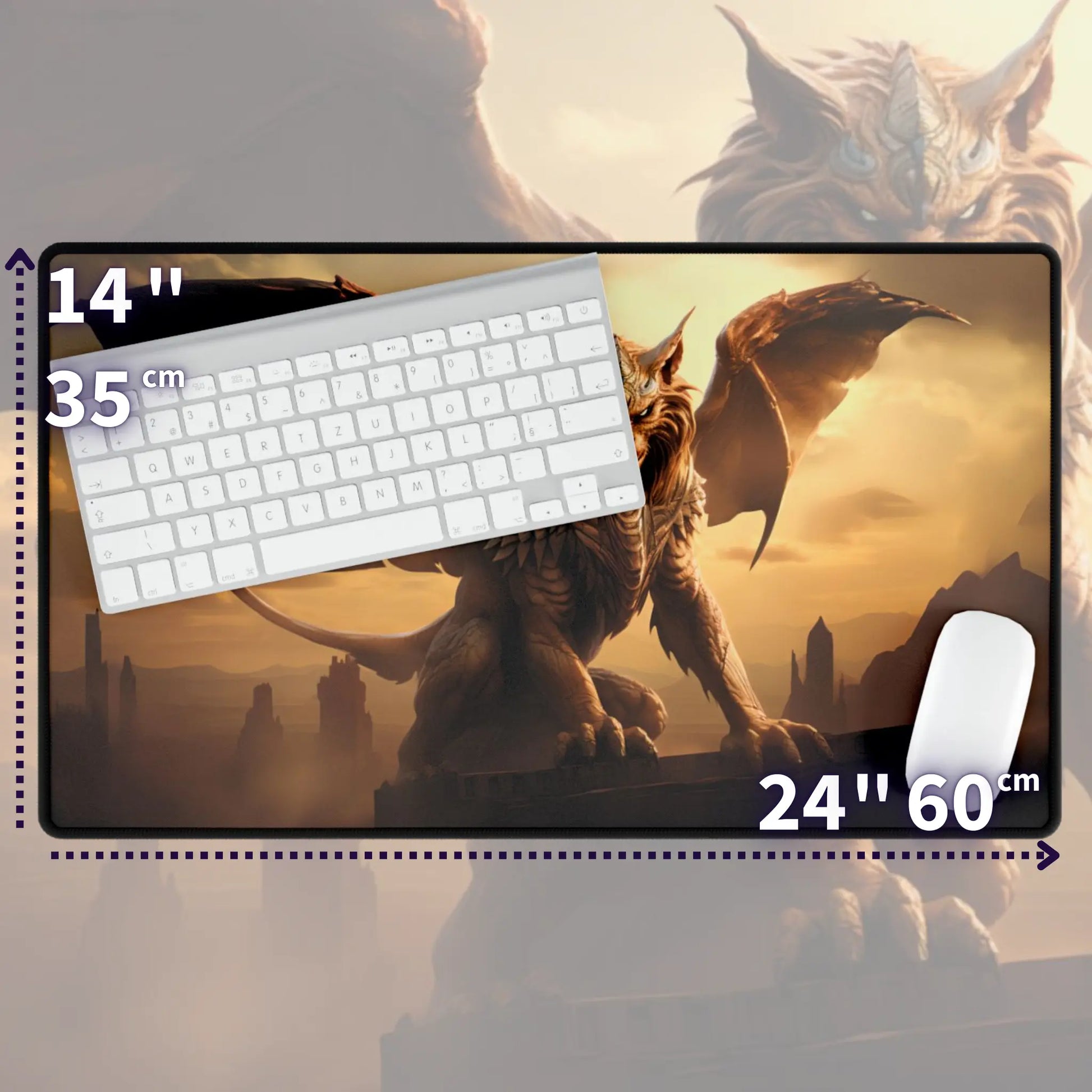 Demon Sphinx TCG Playmat