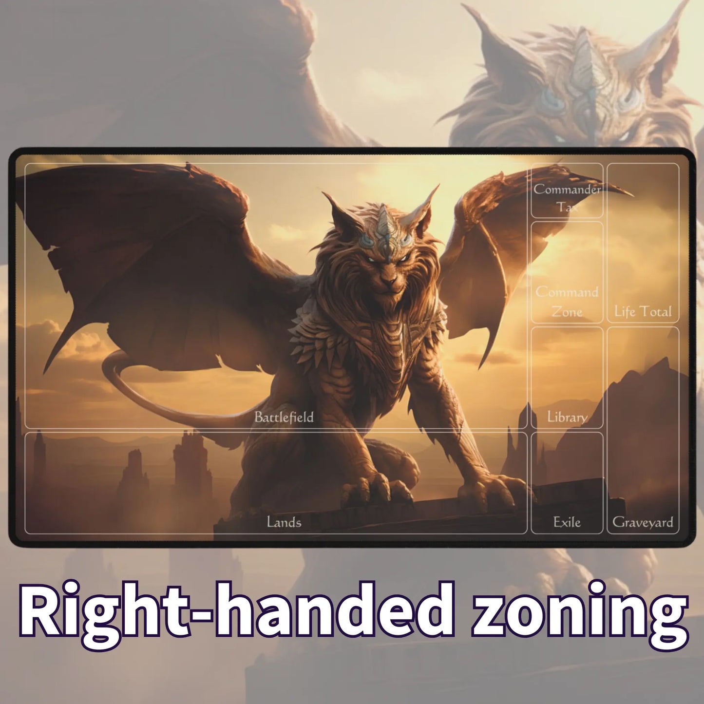 Demon Sphinx TCG Playmat