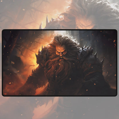 Dwarf Berserker TCG Playmat