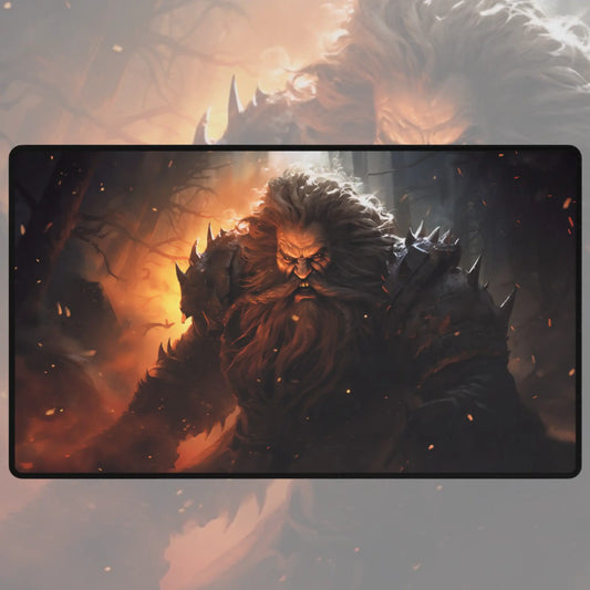 Dwarf Berserker TCG Playmat