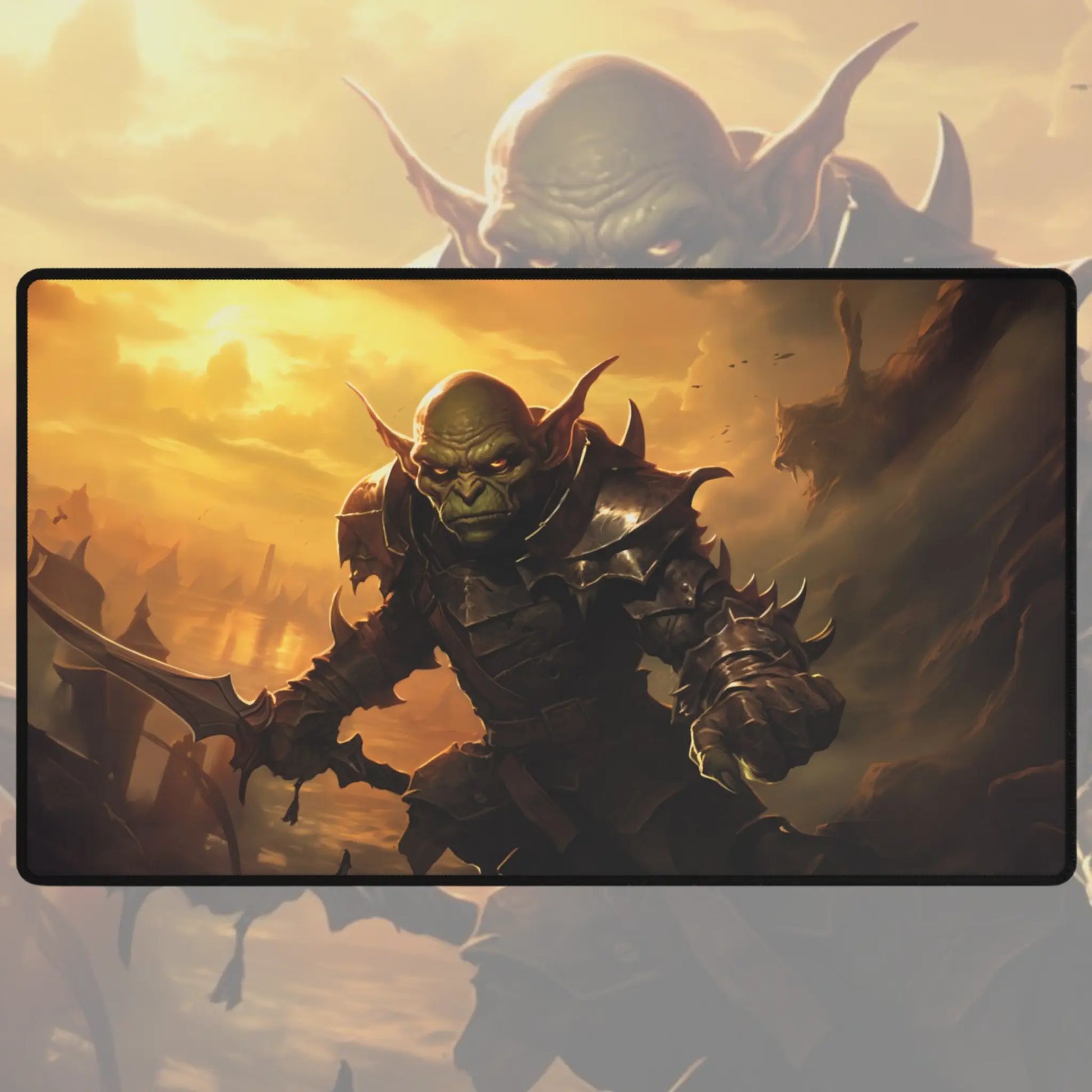 Goblin Warrior TCG Playmat