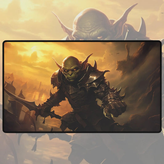 Goblin Warrior TCG Playmat