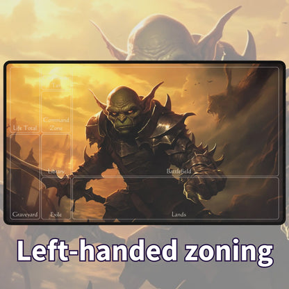 Goblin Warrior TCG Playmat