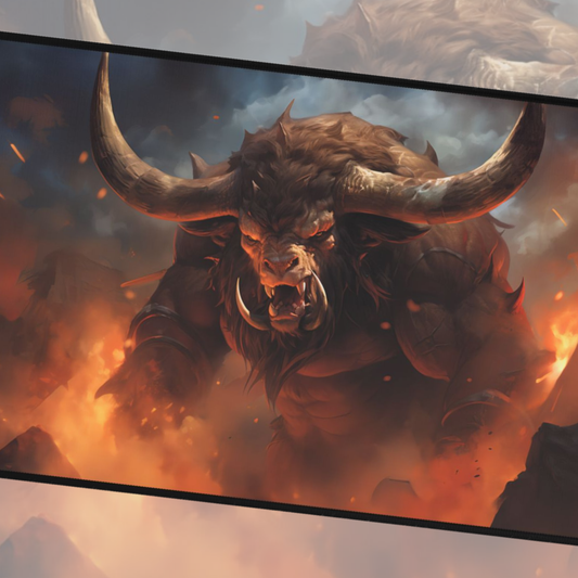 Minotaur Aggressor TCG Playmat