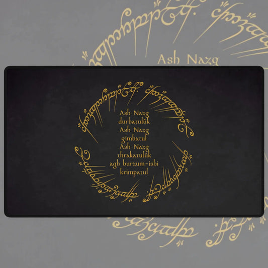 One Ring Black Speech TCG Playmat