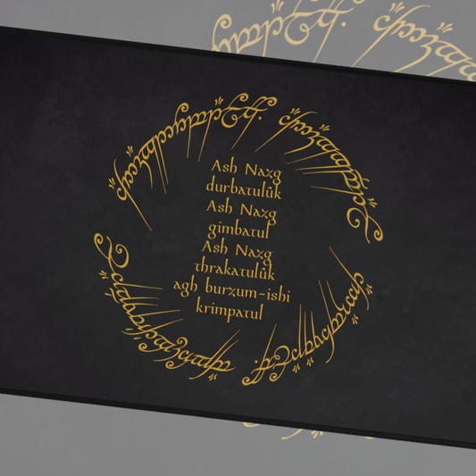 One Ring Black Speech TCG Playmat