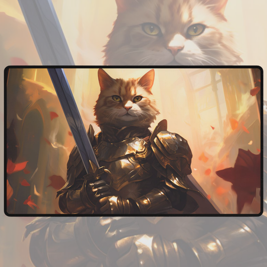 Paladin Commander Cat TCG Playmat