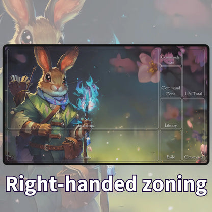 Rabbit Wizard TCG Playmat