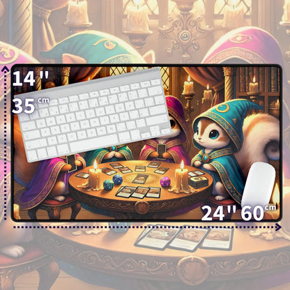 Squirrel Gathering TCG Playmat