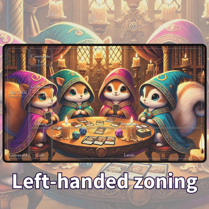 Squirrel Gathering TCG Playmat